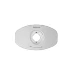 Felton Designer Shower Mixer Wall Plate White