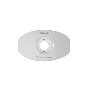 Felton Designer Shower Mixer Wall Plate White