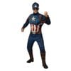 Captain America Deluxe Adult Halloween Costume Marvel Avengers Superhero Fancy Dress, Standard