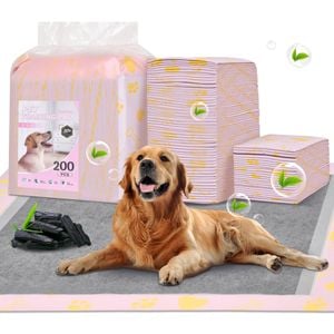 Advwin 200PCS Pet Training Pads Super Absorbent Bamboo Charcoal