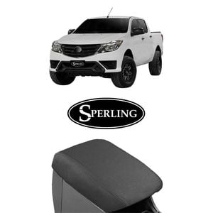 For Mazda Bt50 2011-2020 Sperling Custom Charcoal Canvas Car Centre Console Cover