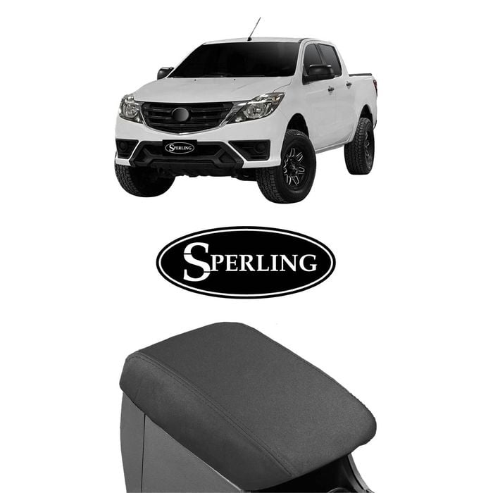 For Mazda Bt50 2011-2020 Sperling Custom Charcoal Canvas Car Centre Console Cover