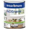 British Paints 1L White Semi Gloss H2O Enamel