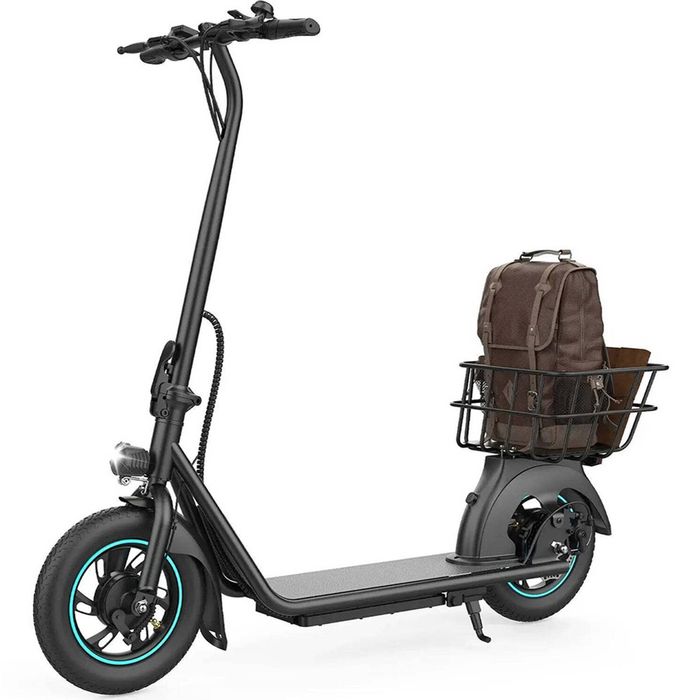 Gyroor X2 Iron Adults Electric Scooter 12" Tyres 450W Black 18y+