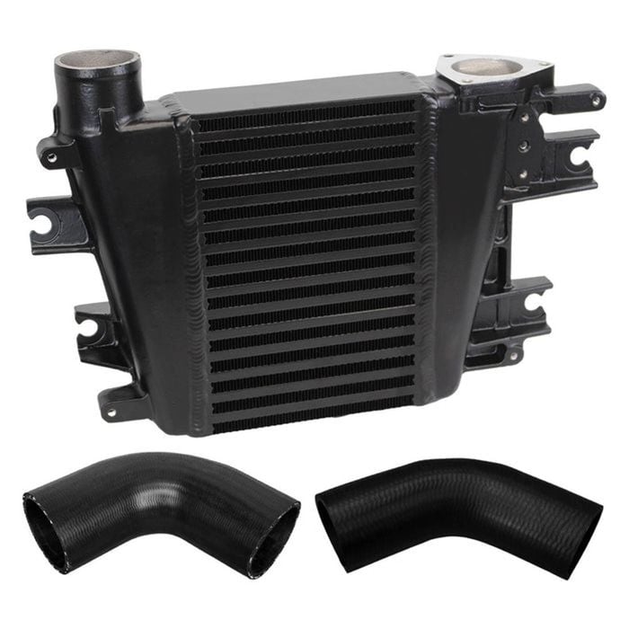 Upgrade Aluminium 65mm Intercooler & Hoses For Nissan Patrol Gu Y61 Zd30 3.0l Direct Injection 2000-2007