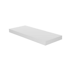 Flexi Storage Decorative Shelving 600 x 38 x 240mm White Matte Floating Shelf