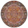 Gallery 867 Multi 150x150cm Round - Small Pet Friendly Power Loomed Rug