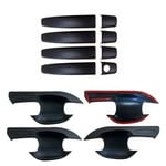 Door Handles Bowl Inserts Cover for Holden Colorado RG 2012-2020 Matt Black protector