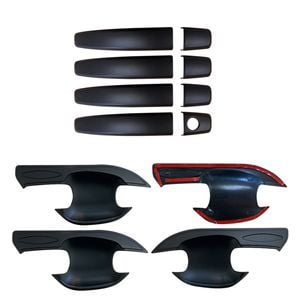 Door Handles Bowl Inserts Cover for Holden Colorado RG 2012-2020 Matt Black protector