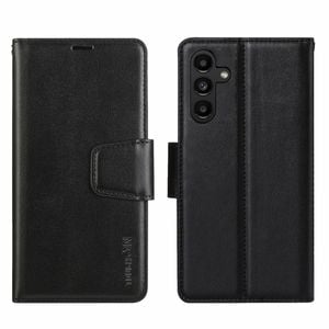 Tough On for Samsung Galaxy A55 5G Case Wallet Leather Cover Black