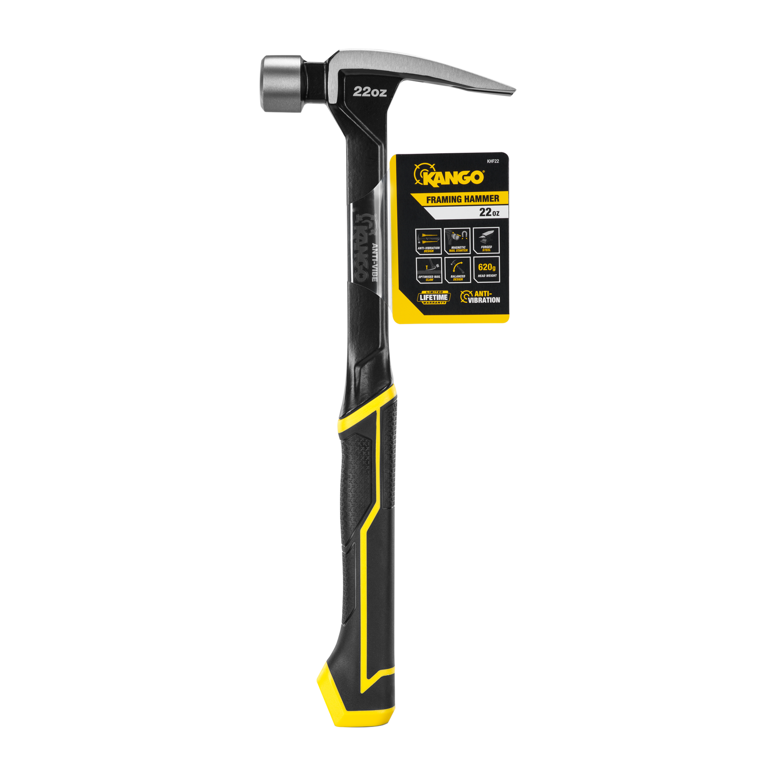 Kango 22oz Steel Anti Vibe Framing Hammer Bunnings Australia