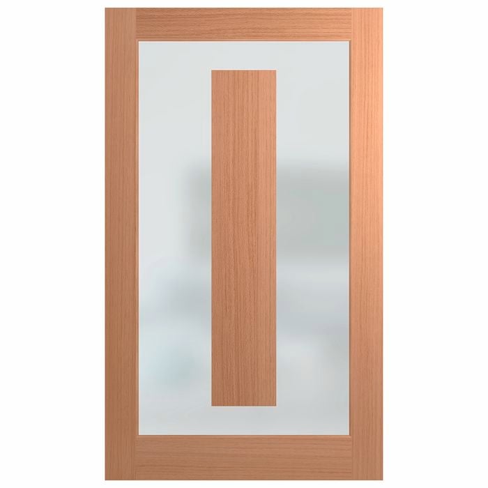 Hume 2340 x 1200 x 40mm Illusion SPM External Door XIL21 - Translucent