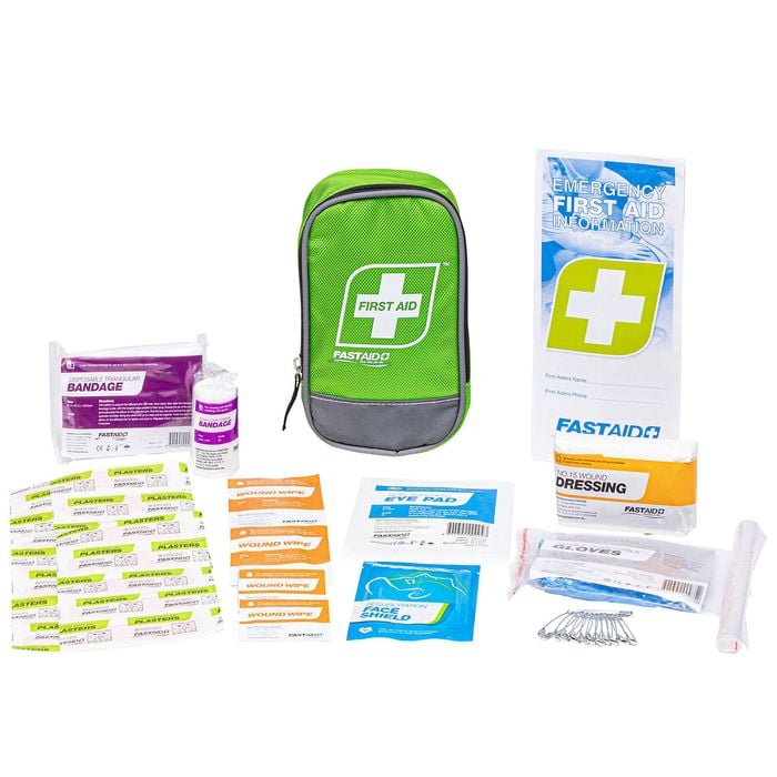 FastAid Green Compact Soft Pack First Aid Kit Bunnings Australia