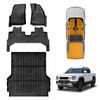 3d Floor Mats Tub Liner For Byd Shark 6 2024-onwards All Weather Heavy Duty Cargo Car Trunk Luggage Tray
