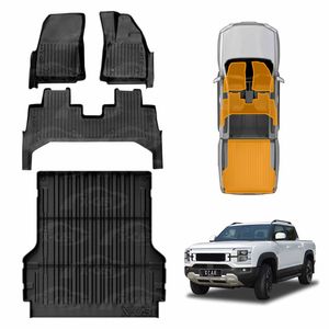 3d Floor Mats Tub Liner For Byd Shark 6 2024-onwards All Weather Heavy Duty Cargo Car Trunk Luggage Tray
