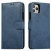 Flip Wallet Cover Leather Magnetic Card Slot Case - For Apple iPhone 15 Plus (Blue)