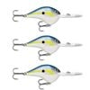 3x Rapala Dives to 20ft Crankbait Lures with Deep Diving Metal Disc - Helsinki