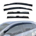 AUSGO Stainless Trim Weather Shields for Honda CRV CR-V RM 2012-2017 Weathershields Window Visors Wind Deflectors