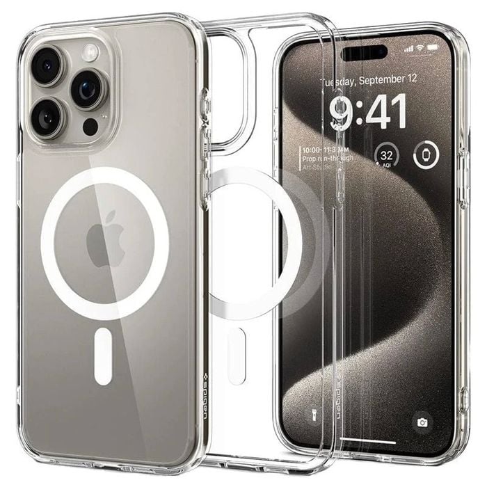 Case Clear Magnetic Shockproof Cover - For Apple iPhone 11 Pro Max (Clear)