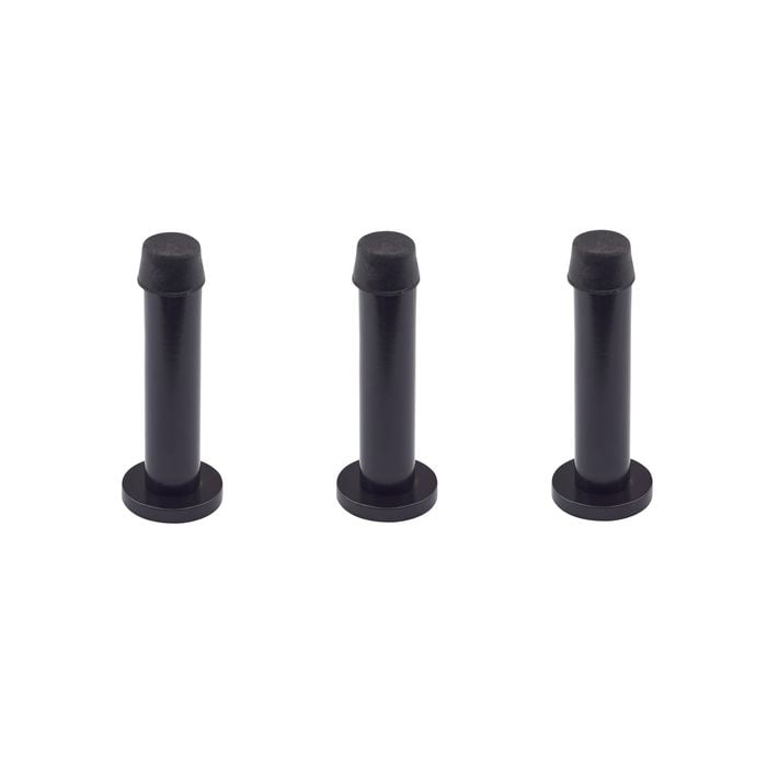 Windsor Brass 30 x 30 x 90mm Concealed Fix Doorstop - 3 Pack