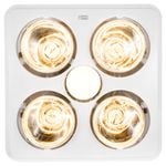 HPM White 3 In 1 Bathroom Heat / Fan / Light