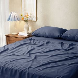 Sheraton Luxury Maison 1000 TC Cotton Rich Super King Bed Sheet Set - Nightfall
