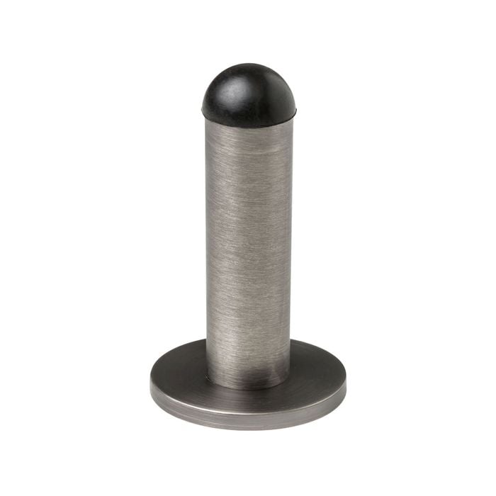 Lemaar 75mm Gun Metal Grey Wall Mounted Door Stop