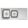  Mondella 1 And 3/4 LH Bowl Topmount Sink With Drainer