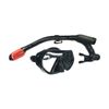 Land & Sea Sports Ningaloo Silicone Snorkelling Mask Set W/ Goggles Black