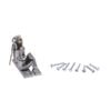 Whitco Satin Chrome Pearl Keyed Sash Lock