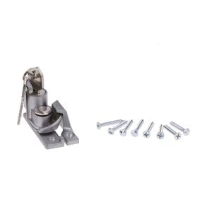 Whitco Satin Chrome Pearl Keyed Sash Lock