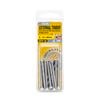 Zenith 8 - 10 x 50mm Galvanised Countersunk Rib Head External Timber Screws - 18 Pack