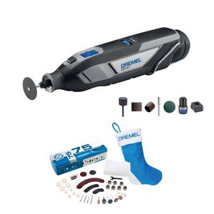Dremel Christmas Kit 8240 plus Bonus 75 Piece Accessory Kit and Christmas Stocking