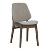 Modern Furniture ERZA 45x82cm Dining Chair - Walnut & Grey