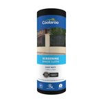 Coolaroo 1.83 x 10m Black Light Duty Screening Shade Cloth - 70% UV block