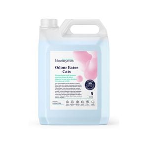 BioEnzymes Odour Eater Cats 5lt. Enzyme cat urine remover & cleaner with live bacteria