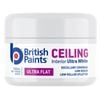 British Paints Ceiling Interior Ultra White - 100ml
