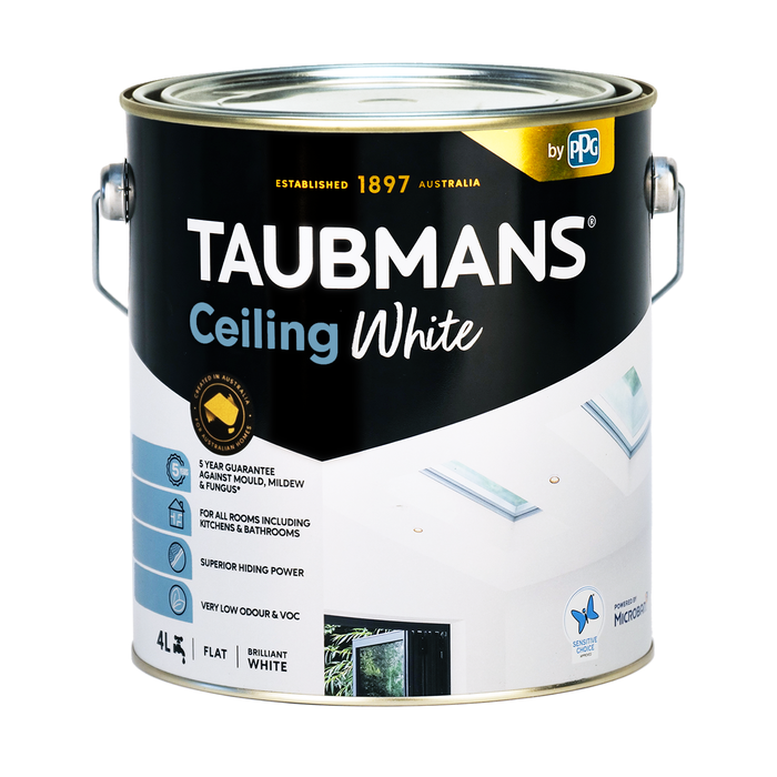 Taubmans 4L Ceiling Brilliant White