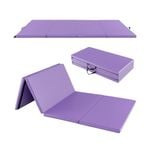 Costway 4-Panel Folding Exercise Floor Mat Dance Yoga Gymnastics