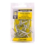 Otter 4.8 x 15.9mm Large Flange Aluminium Rivets - 25 Pack