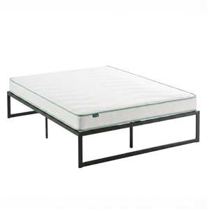 Zinus Queen Package Set – Durable Quick Lock Metal Bed Frame & Essential Bonnell Inner Spring Mattress Set