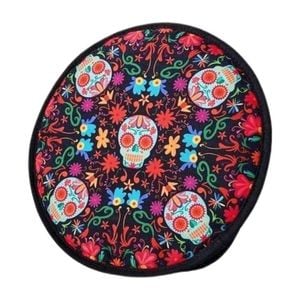 Prepara Insulated Taco Party Tortilla Warmer Pouch Day of the Dead Ed 26cm Black