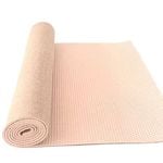 NNETM Yoga Mat Jute PVC Non-Slip Pilates Fitness Mat(Beige)
