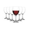 LAV 12 Piece Empire Red Wine Glasses Set - Classic Glass Stemware Goblets - 340ml