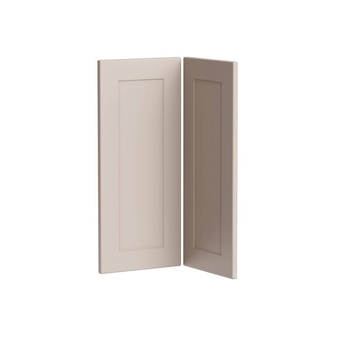 Kaboodle Cannellini Alpine Corner Base Cabinet Doors - 2 Pack