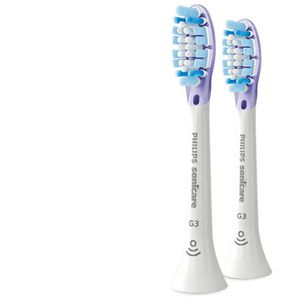 2PC Philips HX9052/67 G3 Gum Care Replacement Head for Electric Toothbrush White