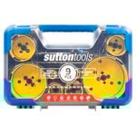Sutton Tools 19-111mm 9 Piece Multi-Purpose Plumber Holesaw Set