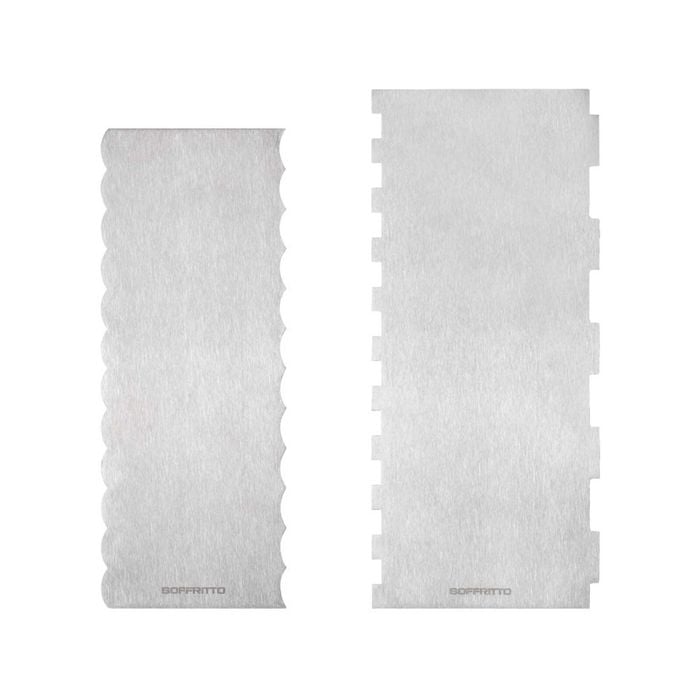 Soffritto Professional Bake Buttercream Comb Set of 2