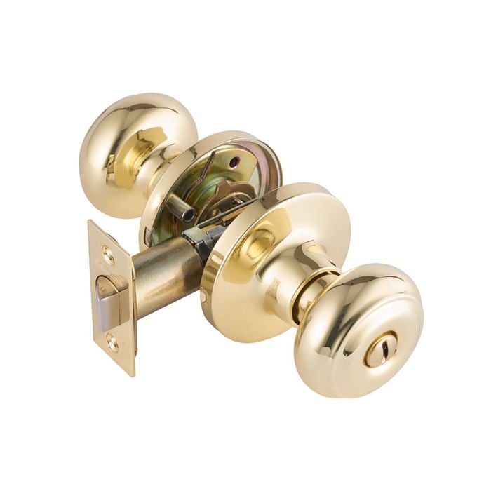 Tasman Polished Brass Tara Privacy Knobset