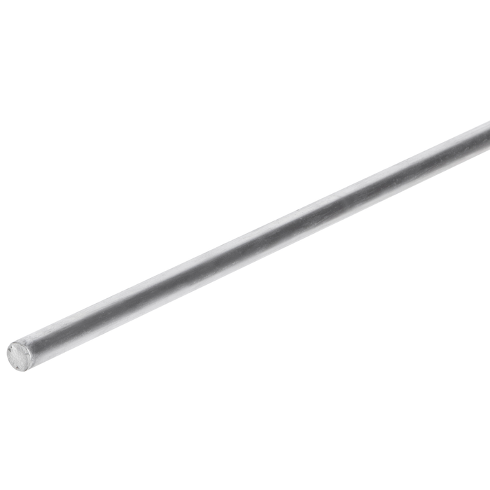 Metal Mate 12mm x 1m Galvanised Steel Round Solid - 1m